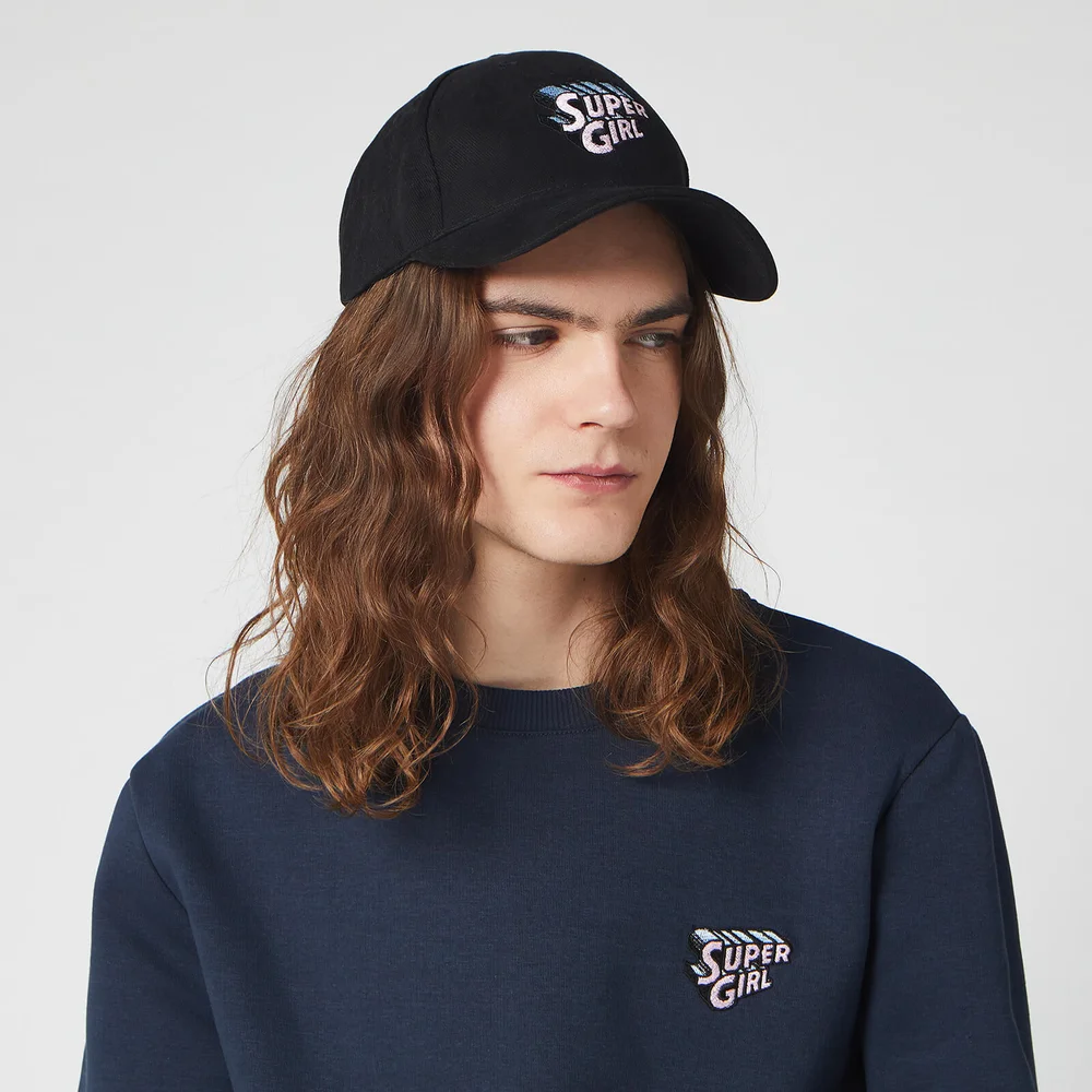 DC Super Girl Embroidered Cap - Black Bild 1