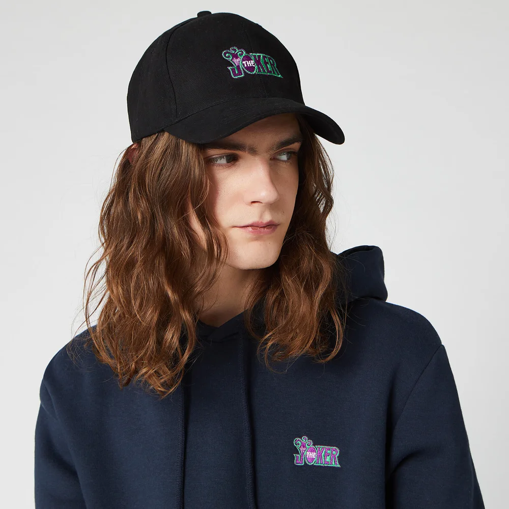 DC The Joker Embroidered Cap - Black Bild 1