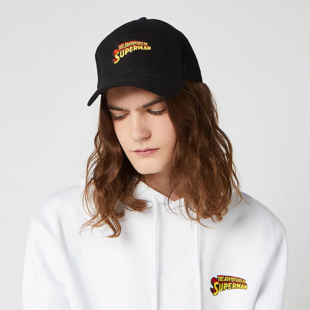 DC Superman Embroidered Cap - Black Bild 1