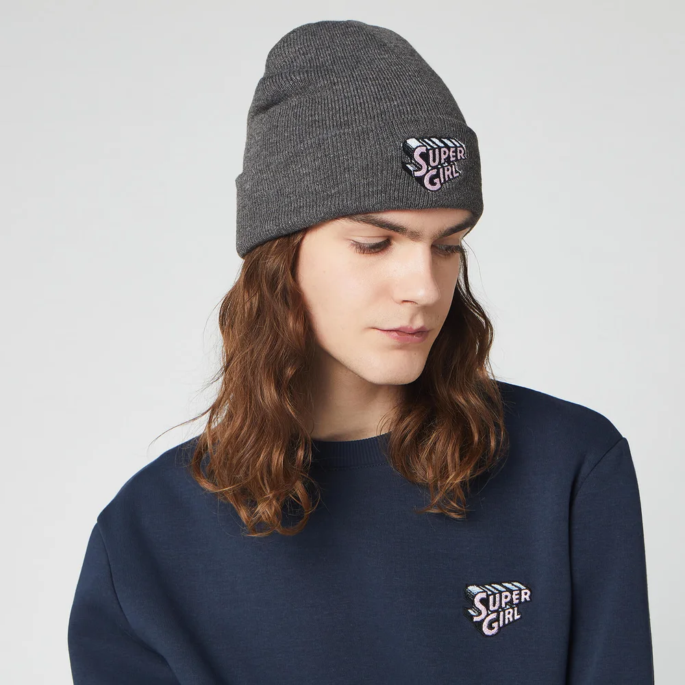 DC Super Girl Beanie Hat - Charcoal Bild 1