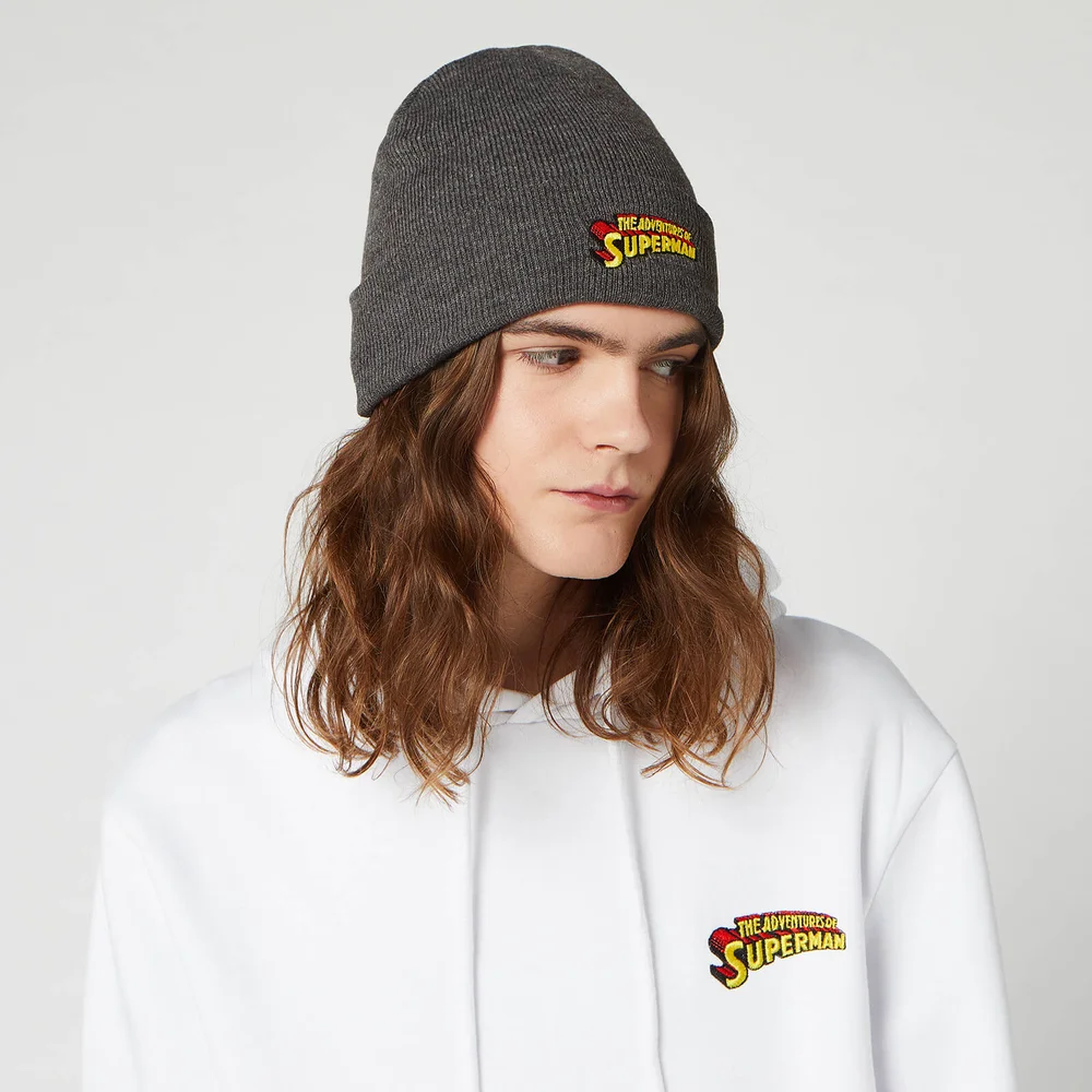 DC Superman Beanie Hat - Charcoal Bild 1