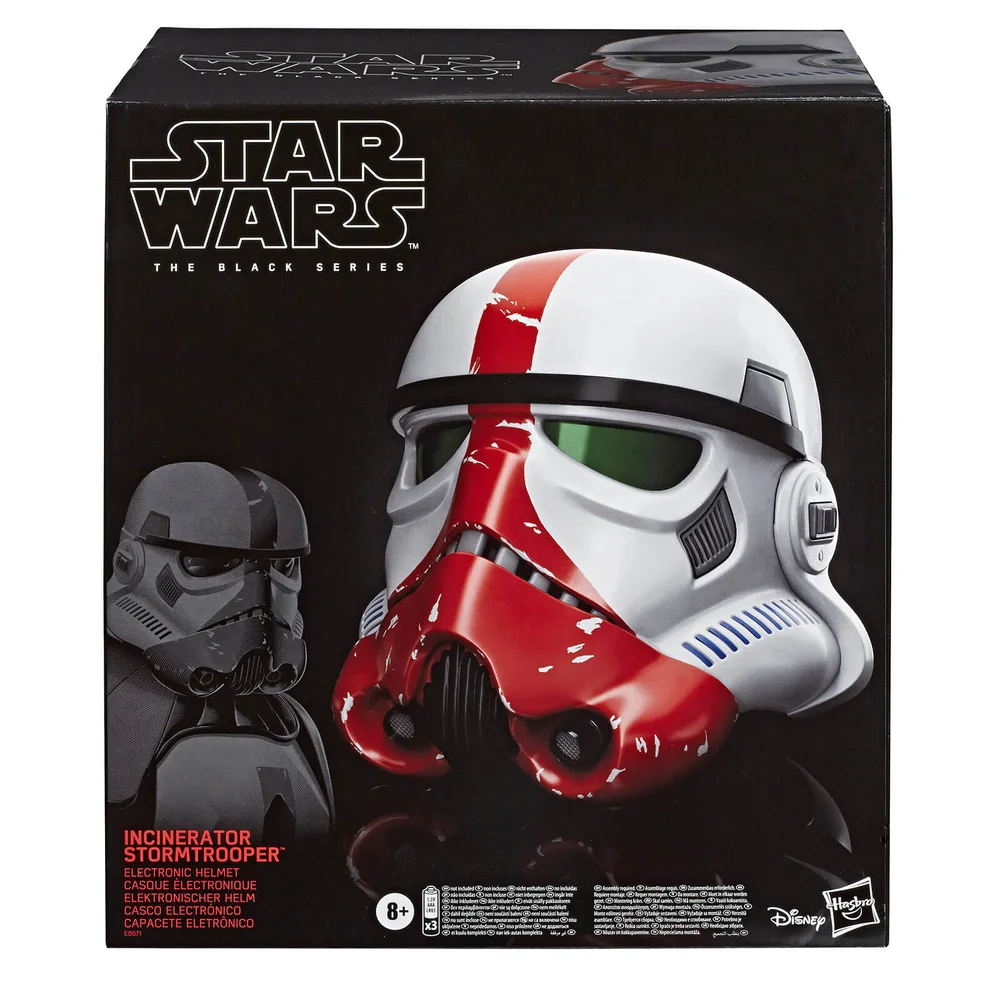 Star Wars The Black Series The Mandalorian Incinerator Stormtrooper Premium elektronischer Rollenspielhelm Bild 1