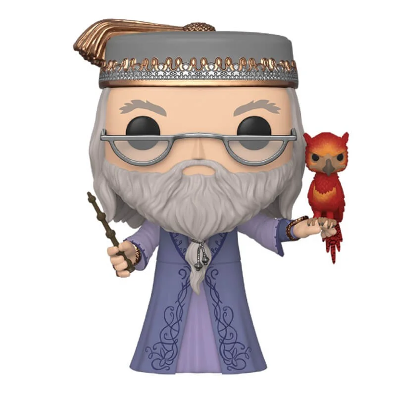 Harry Potter Dumbledore with Fawkes Pop! 25,5 cm Vinylfigur Bild 1