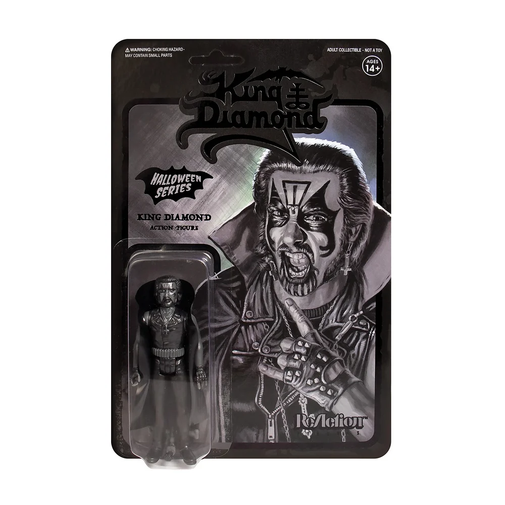 Super7 King Diamond ReActionfigur - Schwarz Bild 1