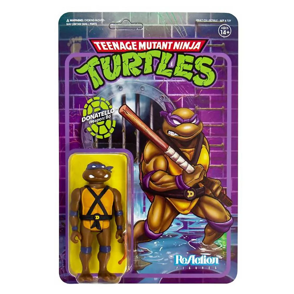 Super7 Teenage Mutant Ninja Turtles ReAction Figure - Donatello Bild 1