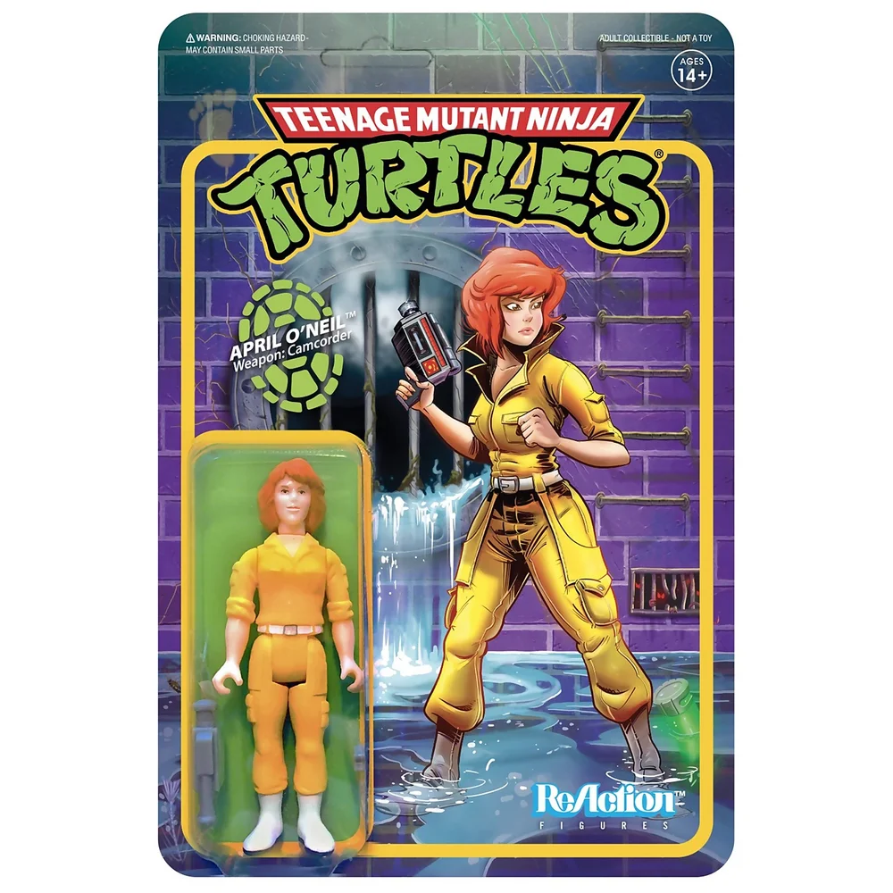 Super7 Teenage Mutant Ninja Turtles ReActuin Figur - April O'Neil Bild 1