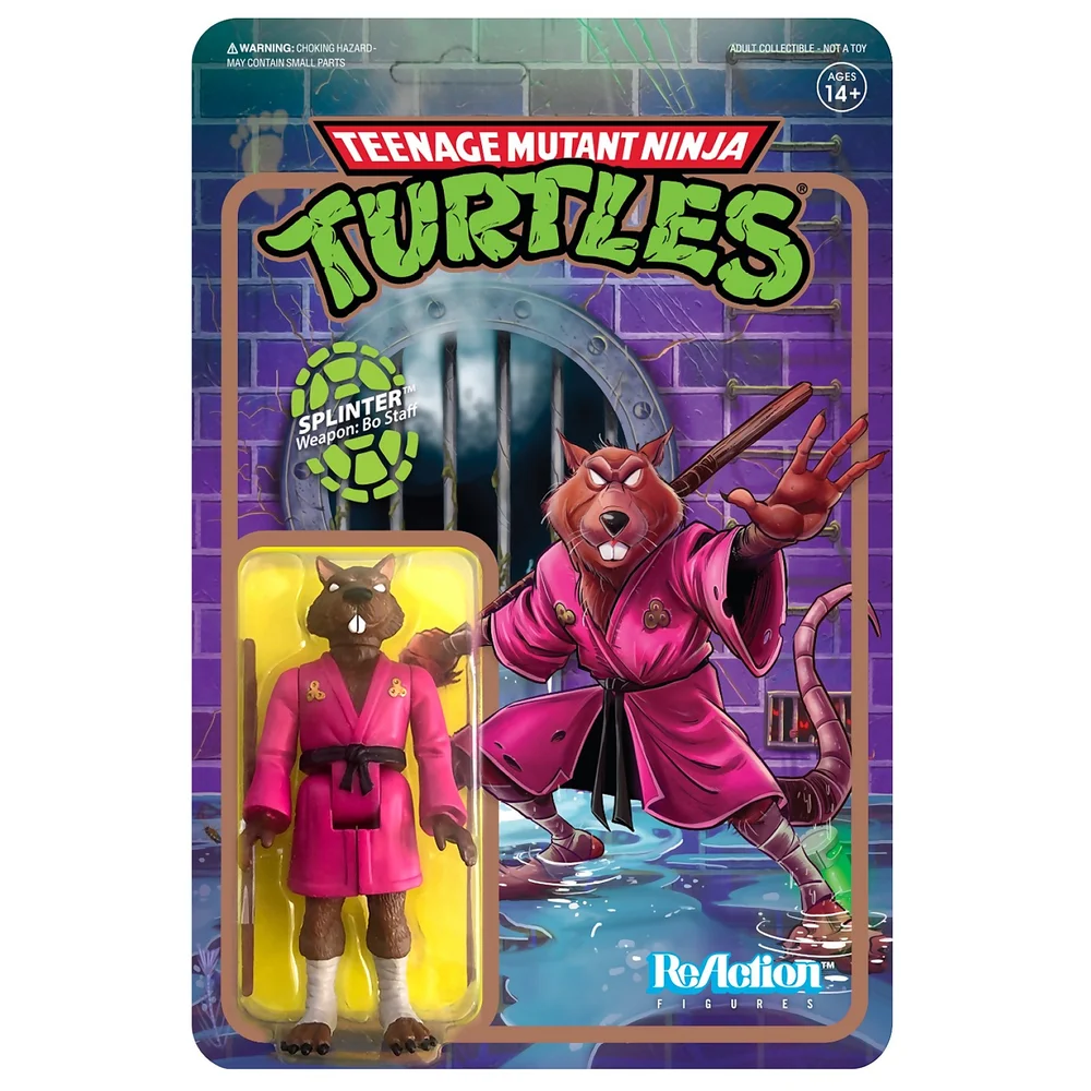 Super7 Teenage Mutant Ninja Turtles ReActuin Figur - Splinter Bild 1