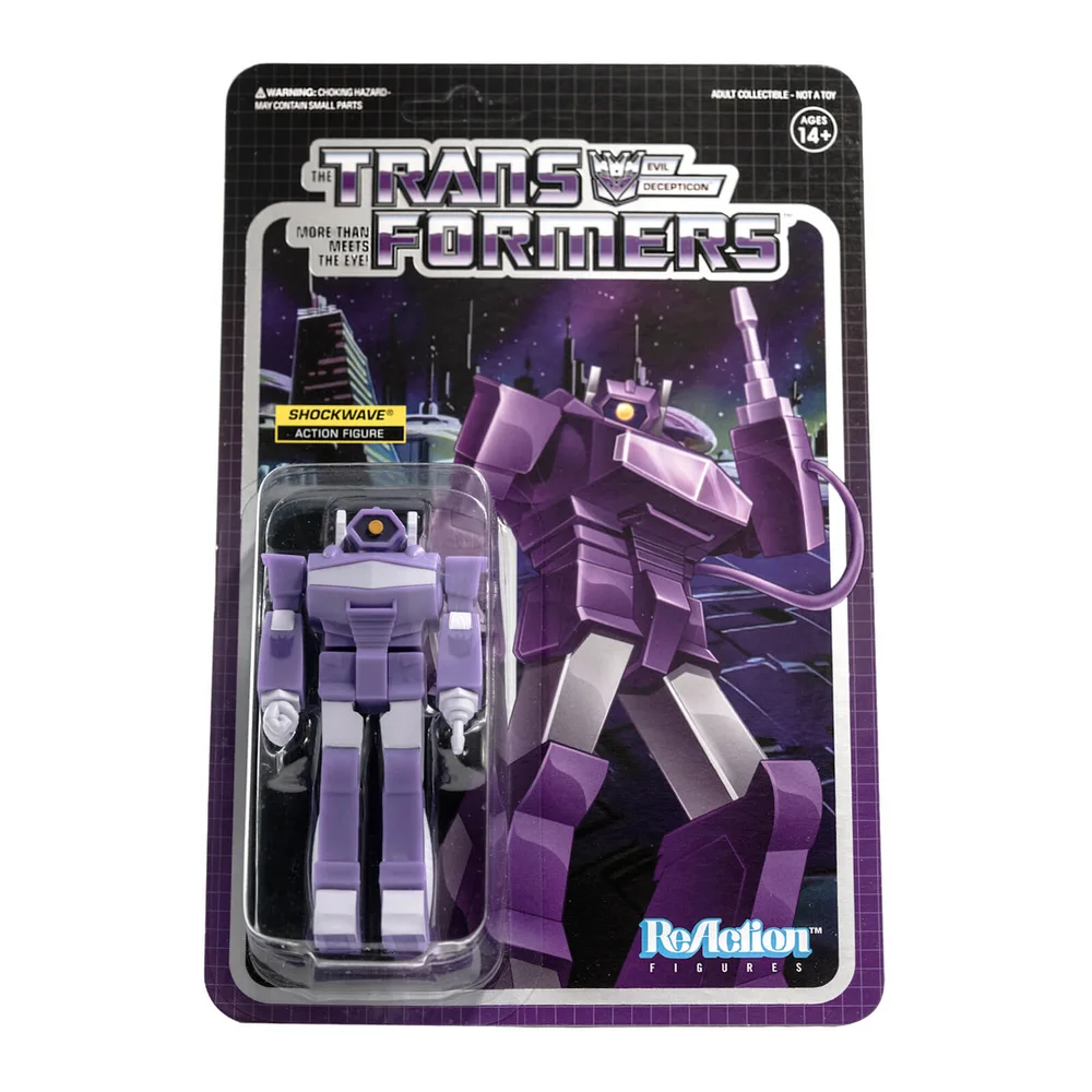 Super7 Transformers ReActionfigur - Shockwave Bild 1