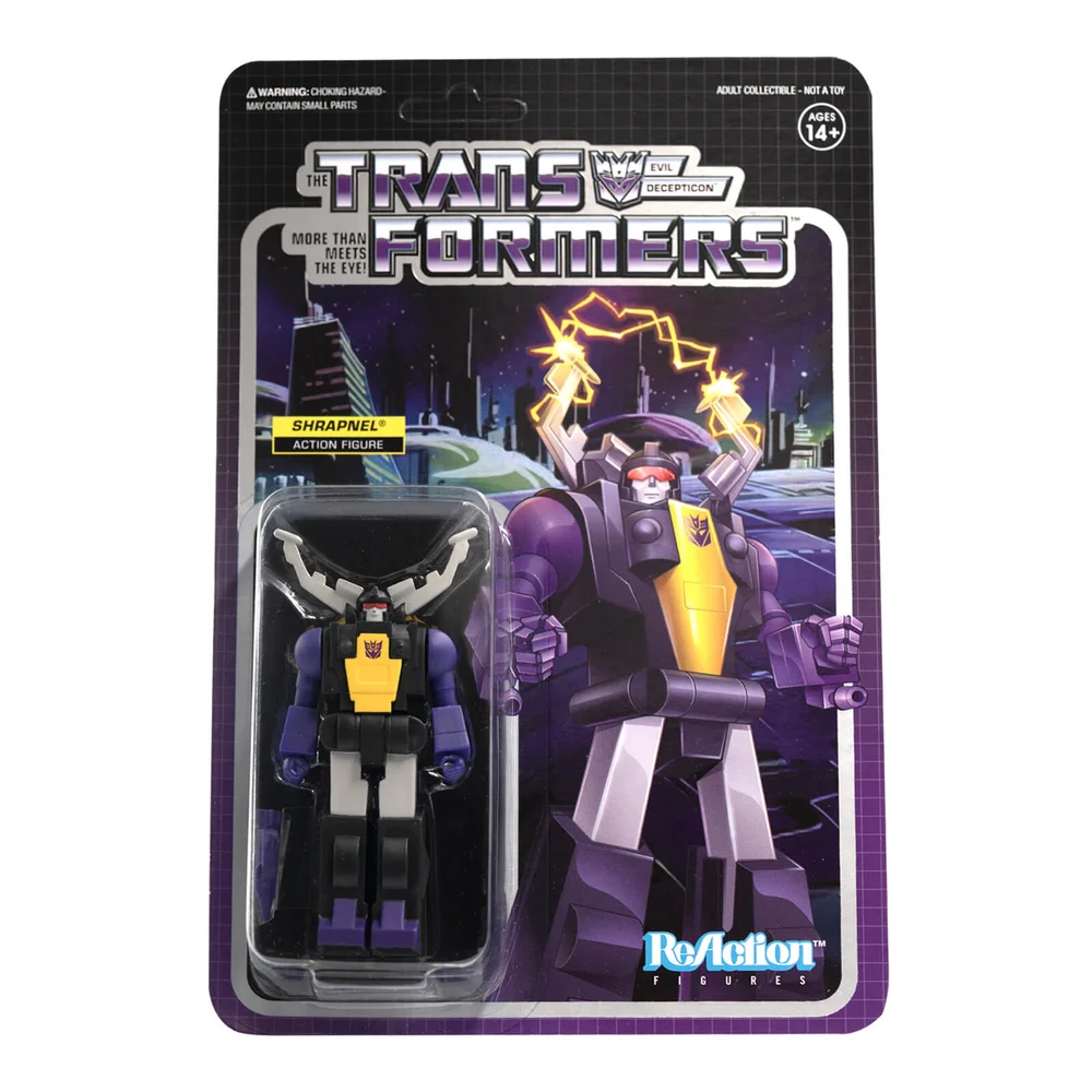 Super7 Transformers ReActionfigur - Schrapnell Bild 1