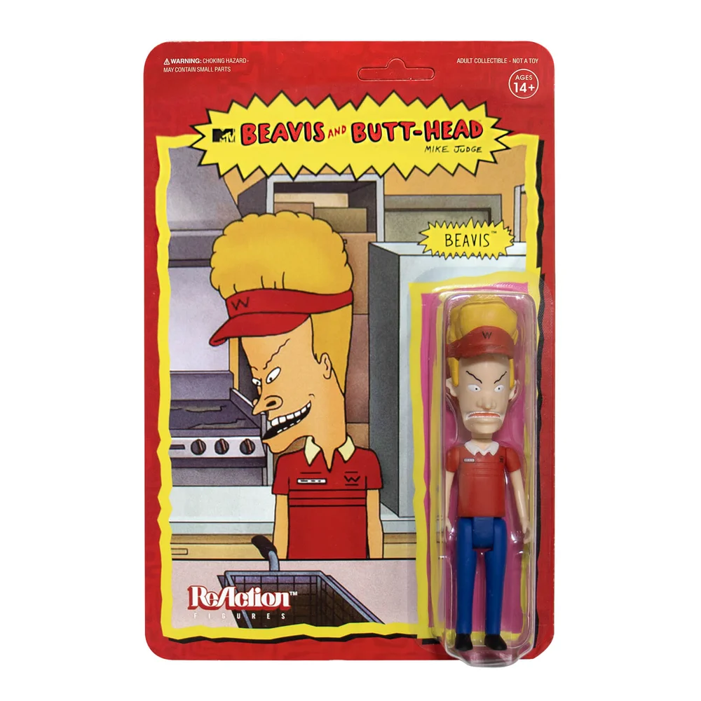 Super7 Beavis und Butt-Head ReActionfigur - Burger World Beavis Bild 1