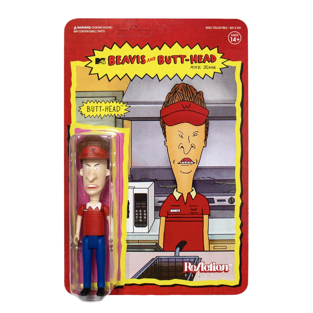 Super7 Beavis und Butt-Head ReActionfigur - Burger World Butt-Head Bild 1