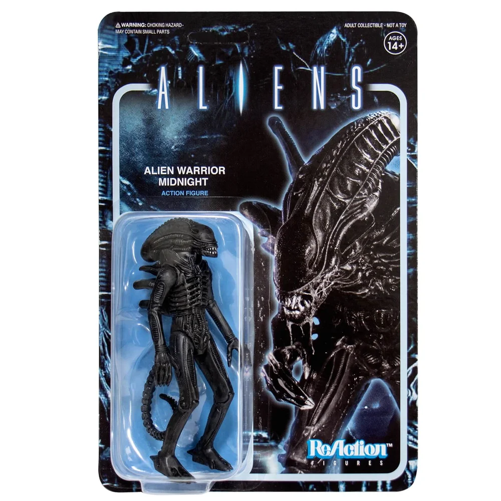 Super7 Aliens ReActionfigur - Alien Warrior Midnight Schwarz Bild 1
