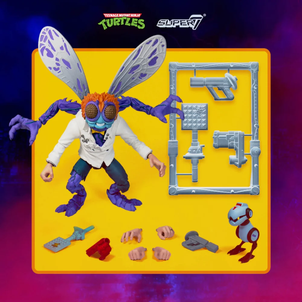 Super7 Teenage Mutant Ninja Turtles Ultimates - Baxter Stockman Actionfigur Bild 1