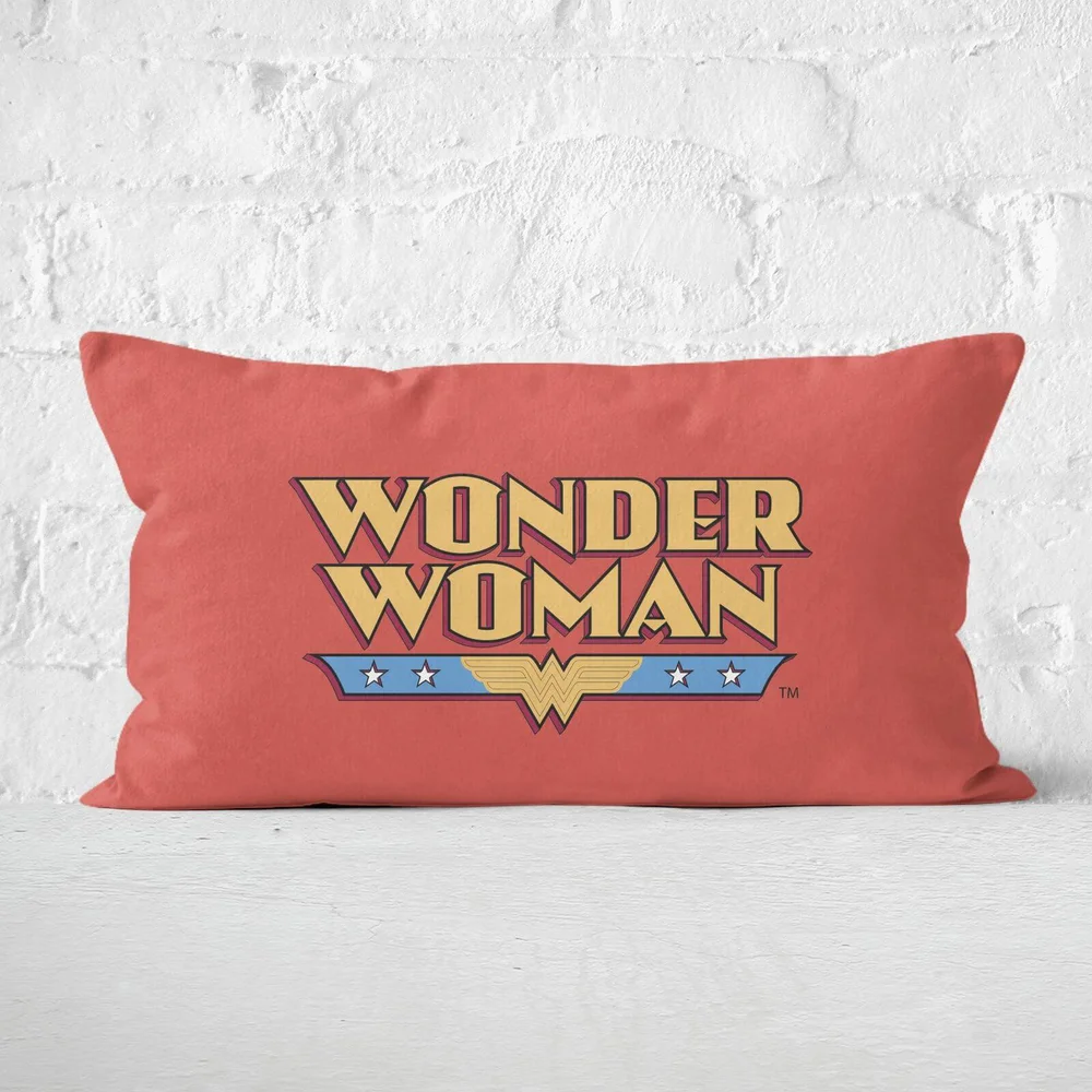DC Cushions Retro Wonder Woman DC 30x50cm Rectangle Cushion Rectangular Cushion - Soft Touch Bild 1