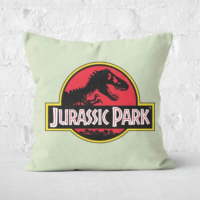 Green Jurassic Park Square Cushion 40x40cm