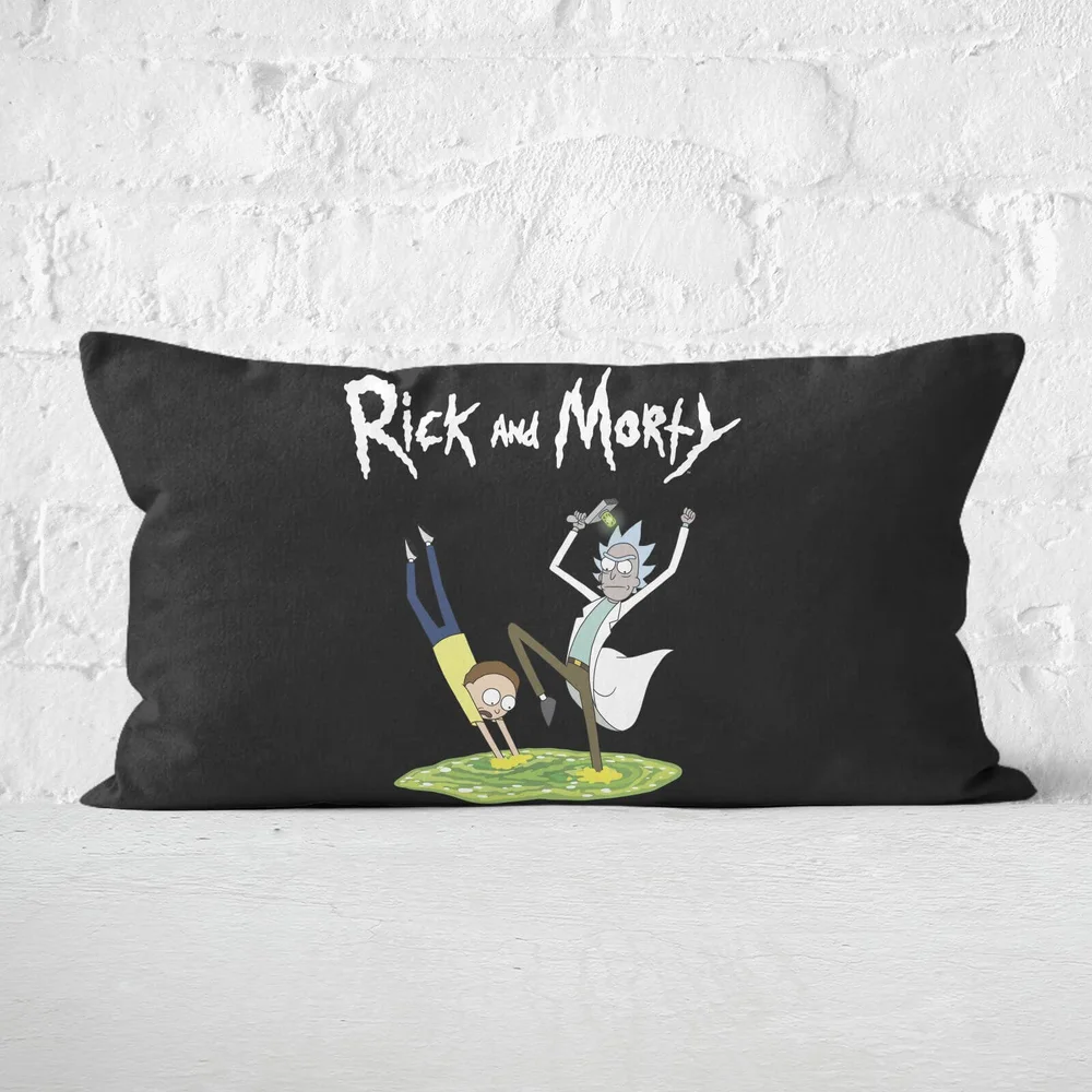 Rick And Morty Portal Rectangular Cushion - Soft Touch Bild 1