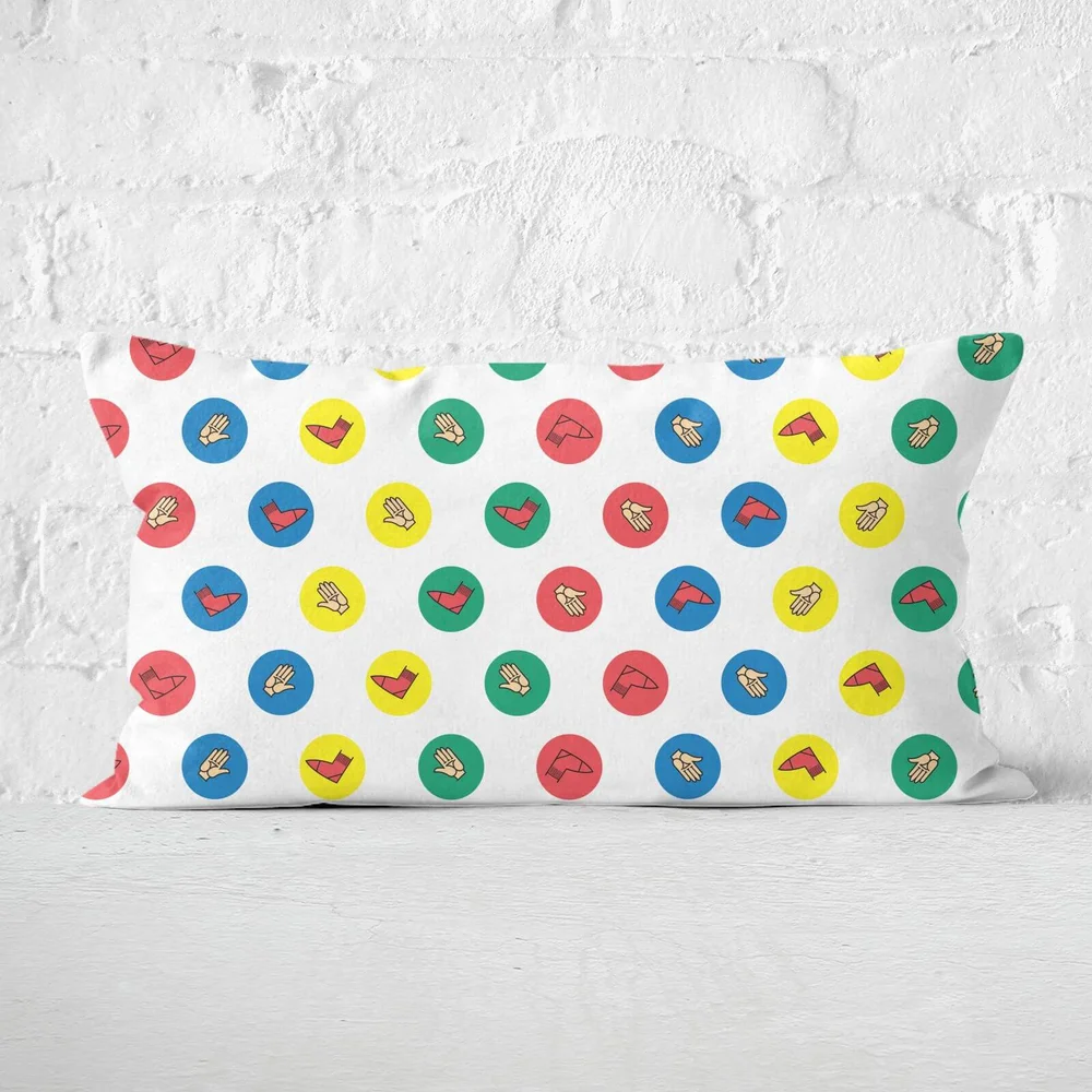 Twister White Rectangular Cushion - 30x50cm - Soft Touch Bild 1