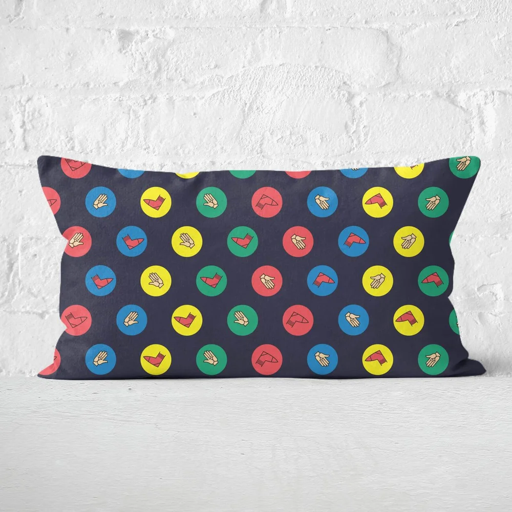 Twister Black Rectangular Cushion - 30x50cm - Soft Touch Bild 1