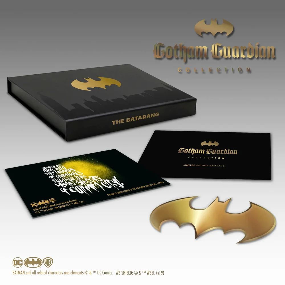 Limited Edition Gold Batarang Bild 1