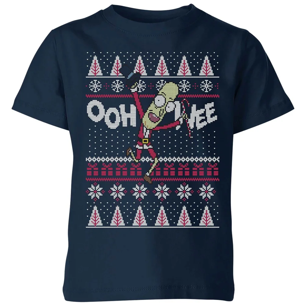 Rick and Morty Ooh Wee Kids' Christmas T-Shirt - Navy - 3-4 Jahre Bild 1