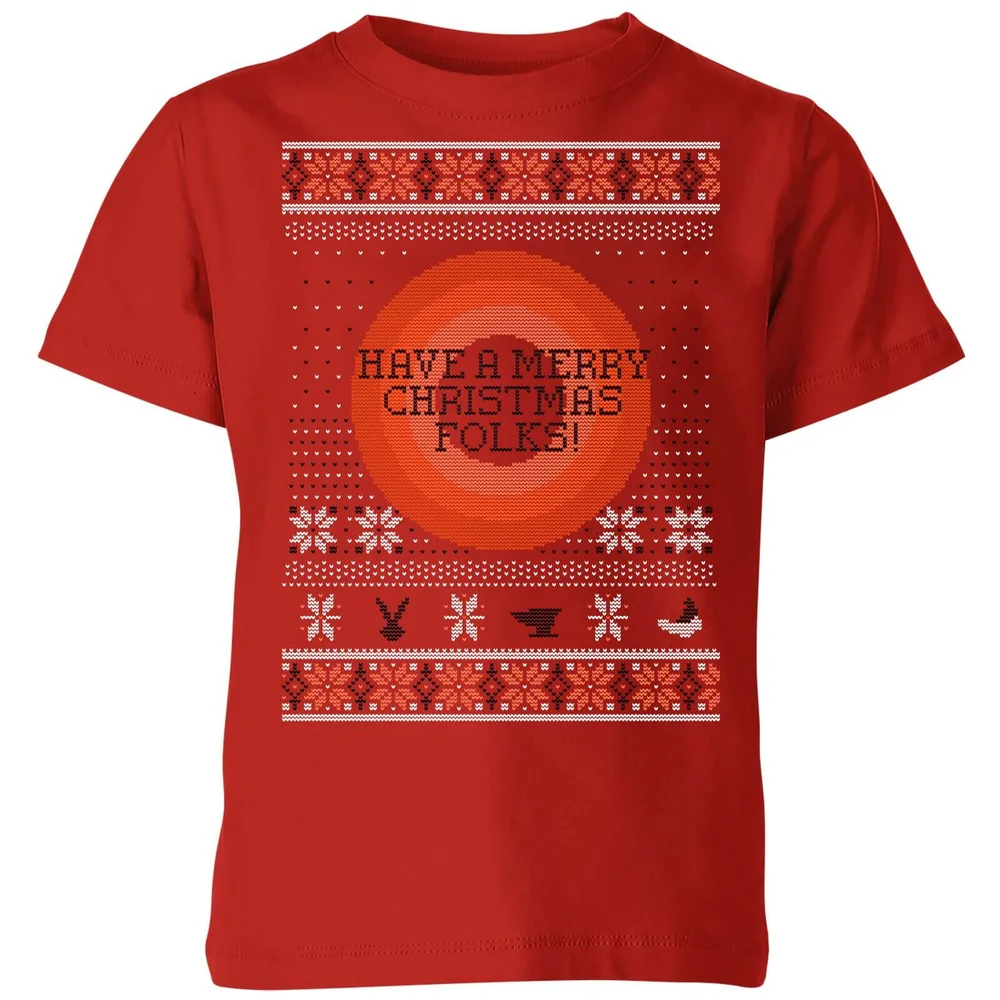 Looney Tunes Knit Kids' Christmas T-Shirt - Red - 3-4 Jahre Bild 1
