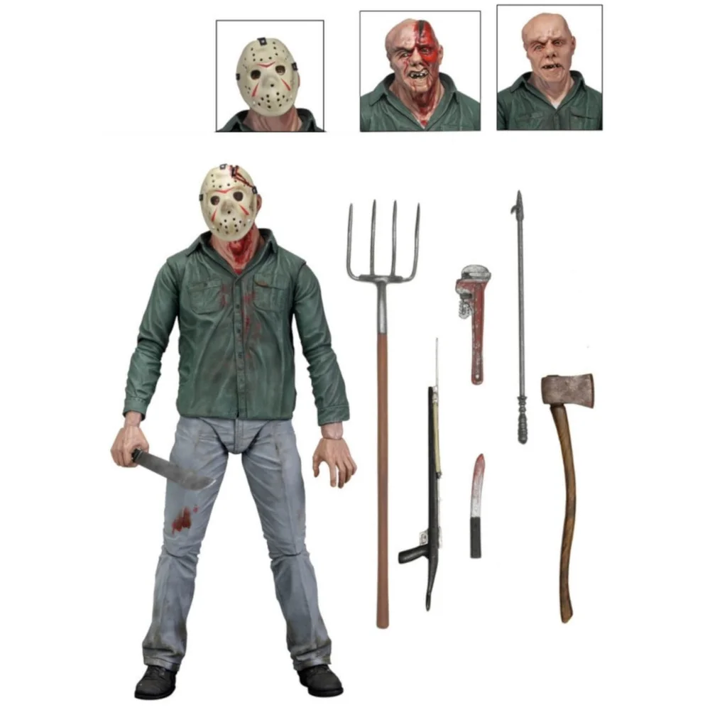NECA Freitag der 13. - 18 cm Actionfigur - Ultimativer Teil 3 Jason Bild 1