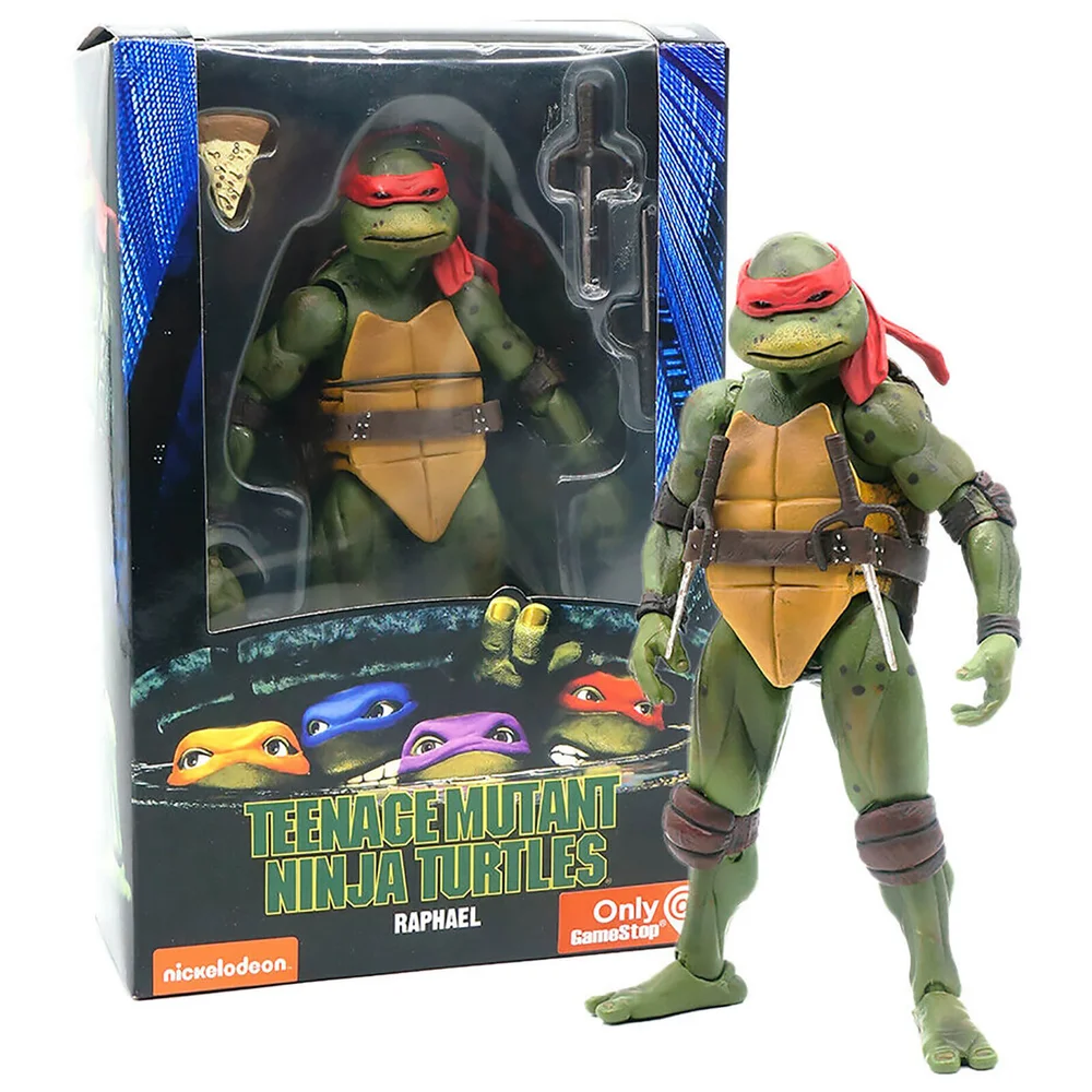 NECA Teenage Mutant Ninja Turtles 18 cm Figur 1990 Film Raphael Bild 1