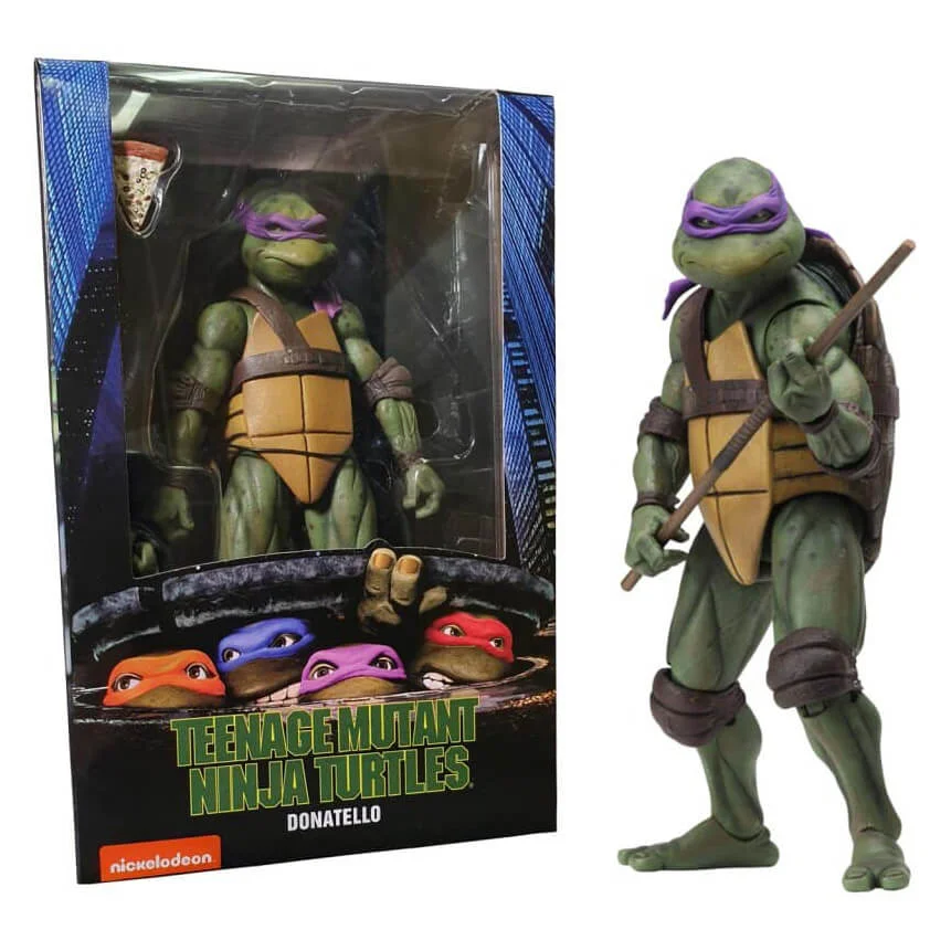 NECA Teenage Mutant Ninja Turtles 18 cm Figur 1990 Film Donatello Bild 1