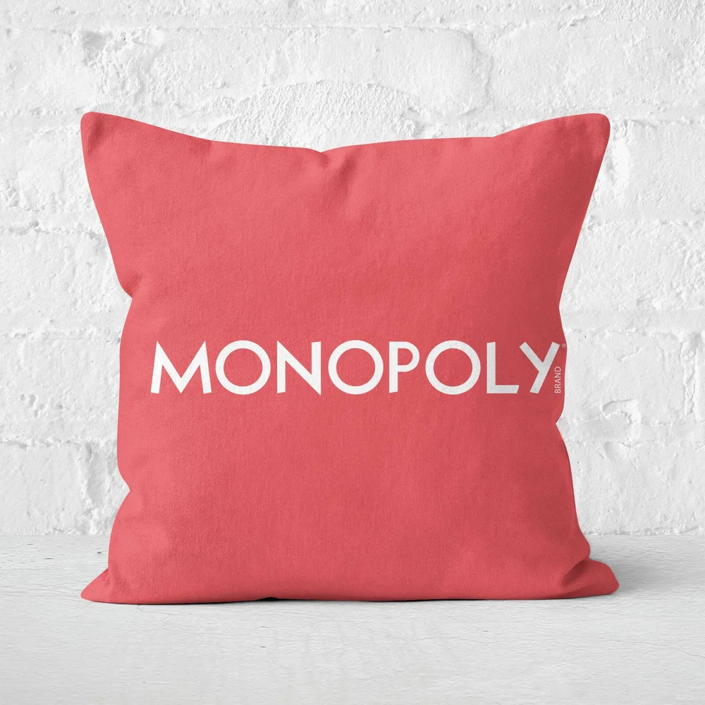 Monopoly Pattern Square Cushion - 40x40cm - Soft Touch Bild 1