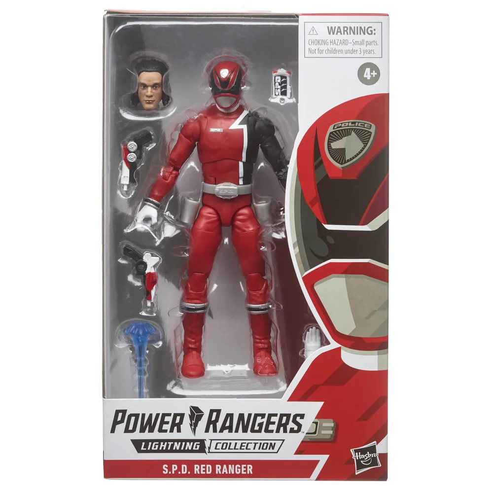 Hasbro Power Rangers S.P.D. Collection Mighty Morphin Red Ranger Actionfigur Bild 1