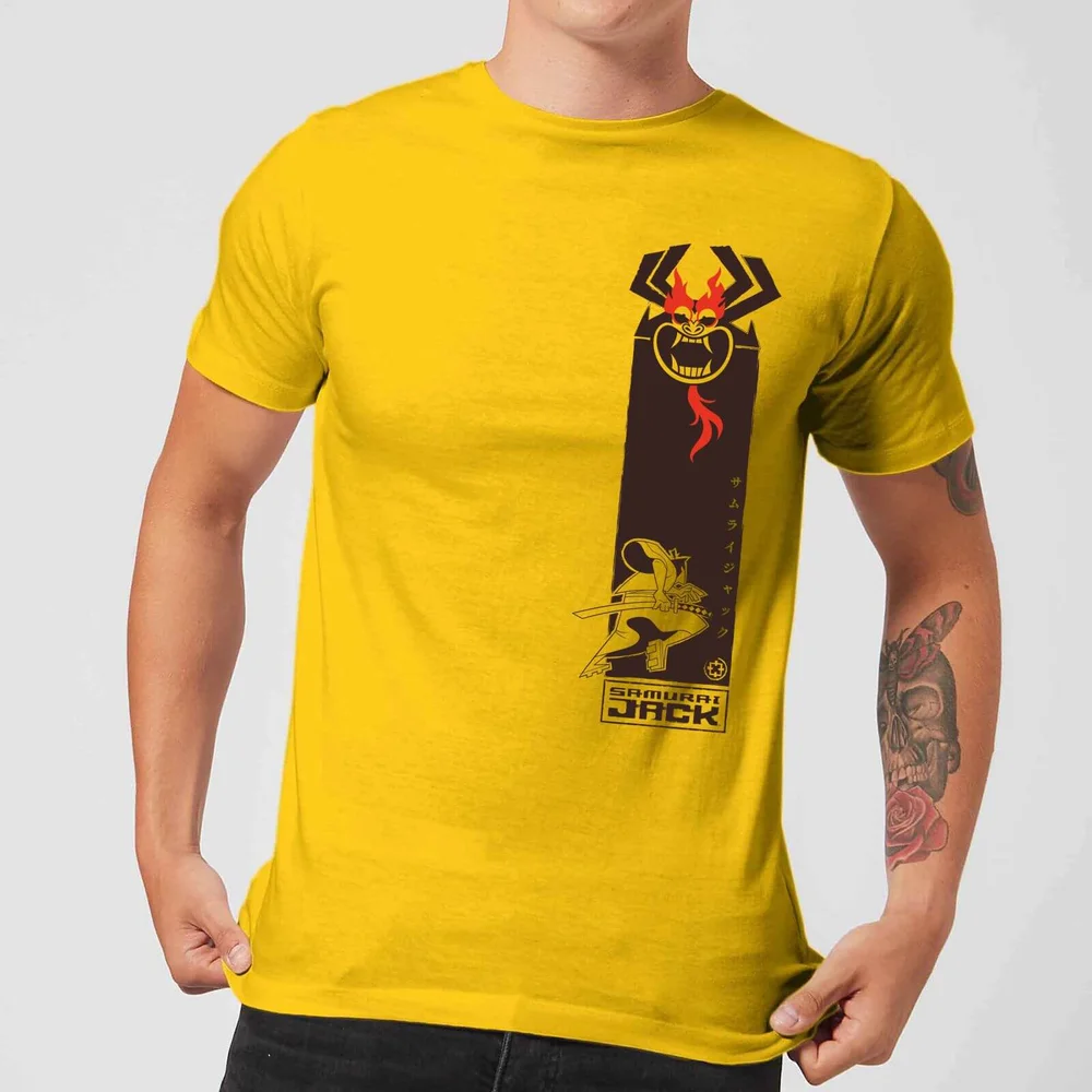 Samurai Jack Samurai Stripe Men's T-Shirt - Yellow - S Bild 1
