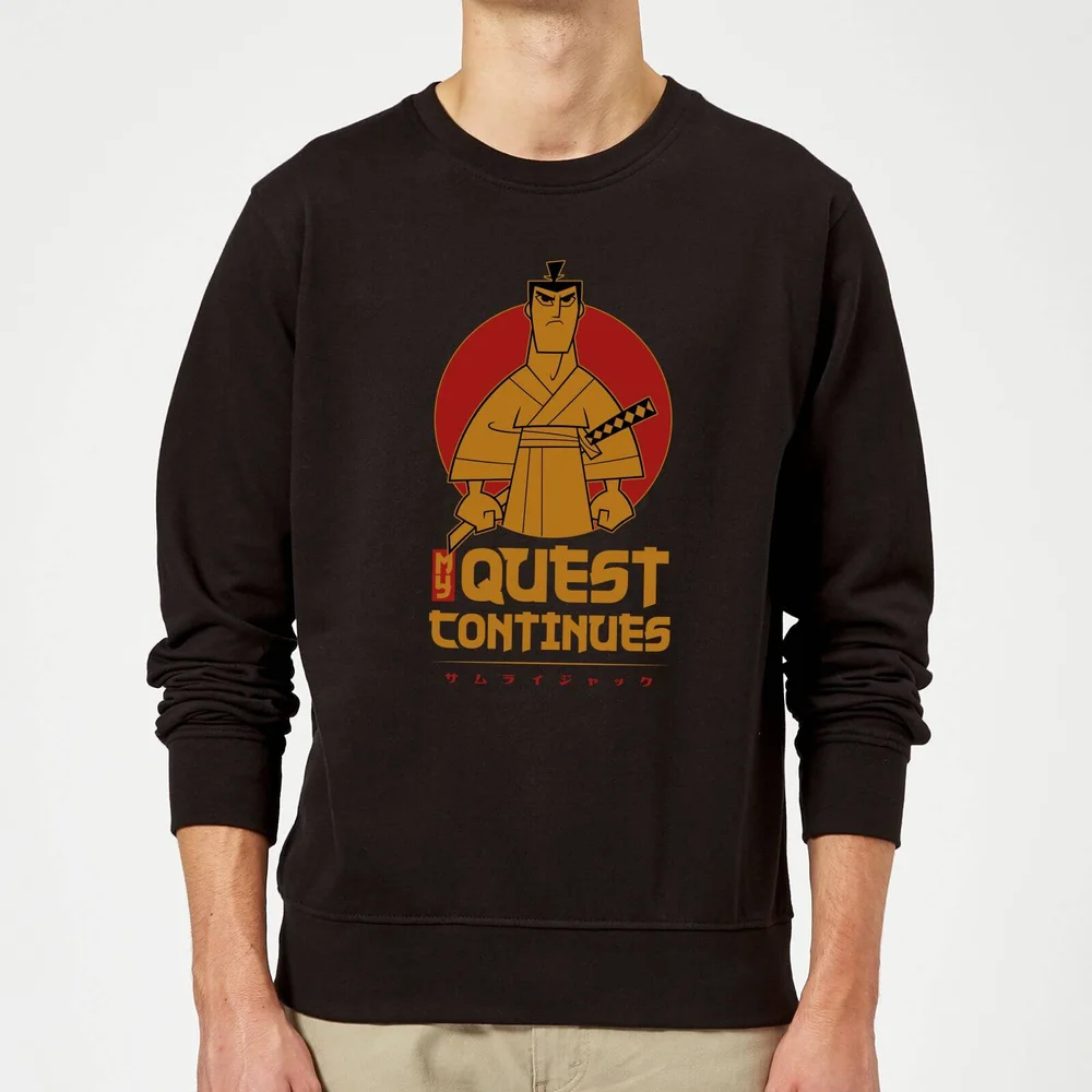 Samurai Jack My Quest Continues Sweatshirt - Black - S Bild 1