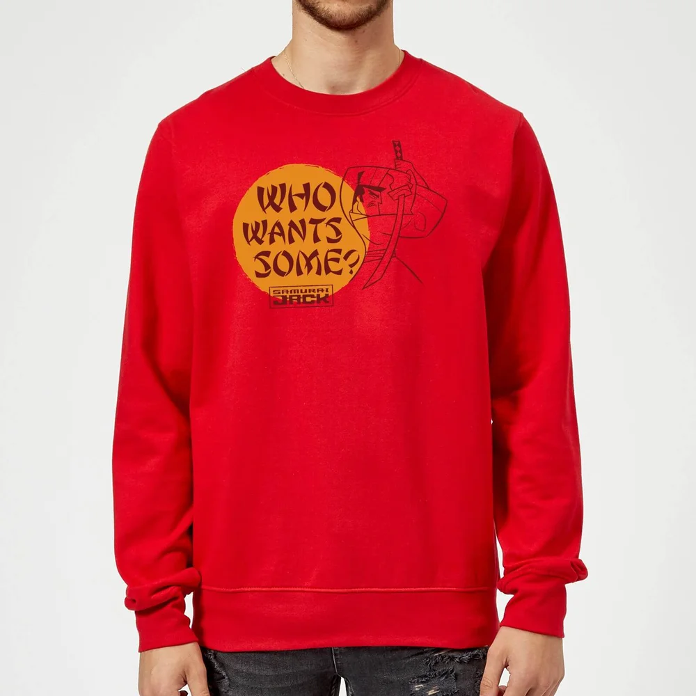 Samurai Jack Who Wants Some Sweatshirt - Red - S Bild 1