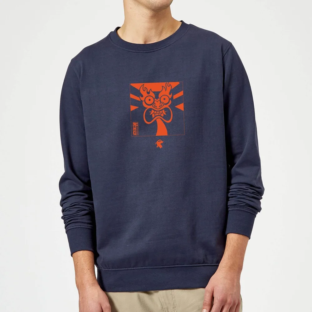 Samurai Jack Aku Kanji Sweatshirt - Navy - S Bild 1