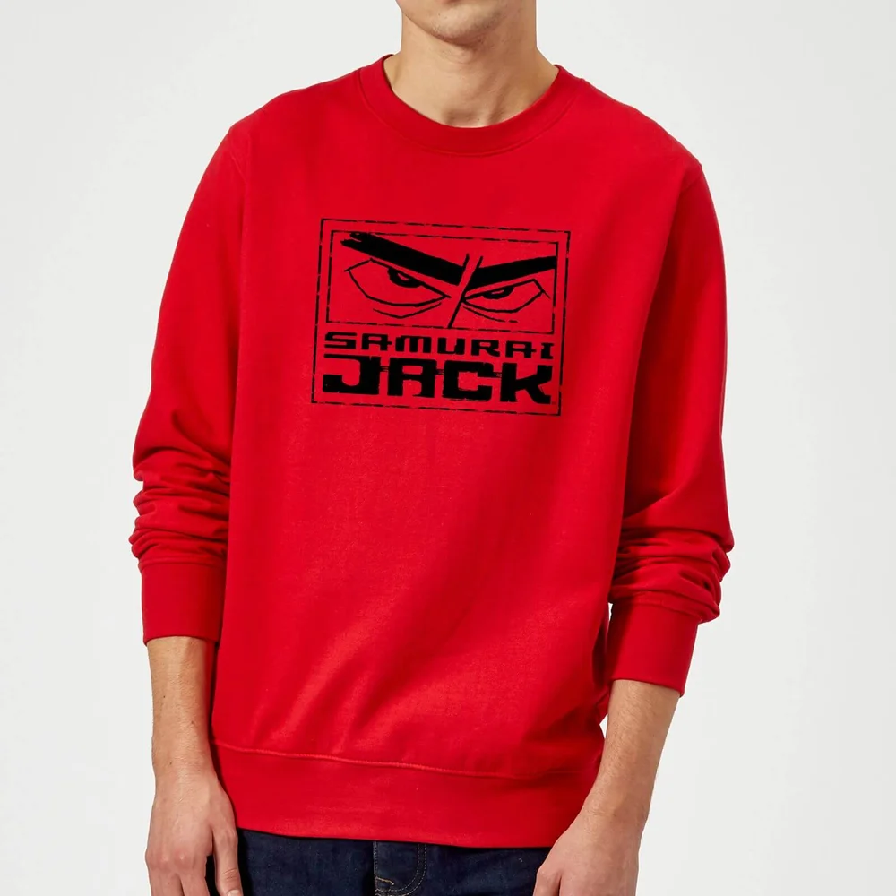 Samurai Jack Stylised Logo Sweatshirt - Red - S Bild 1