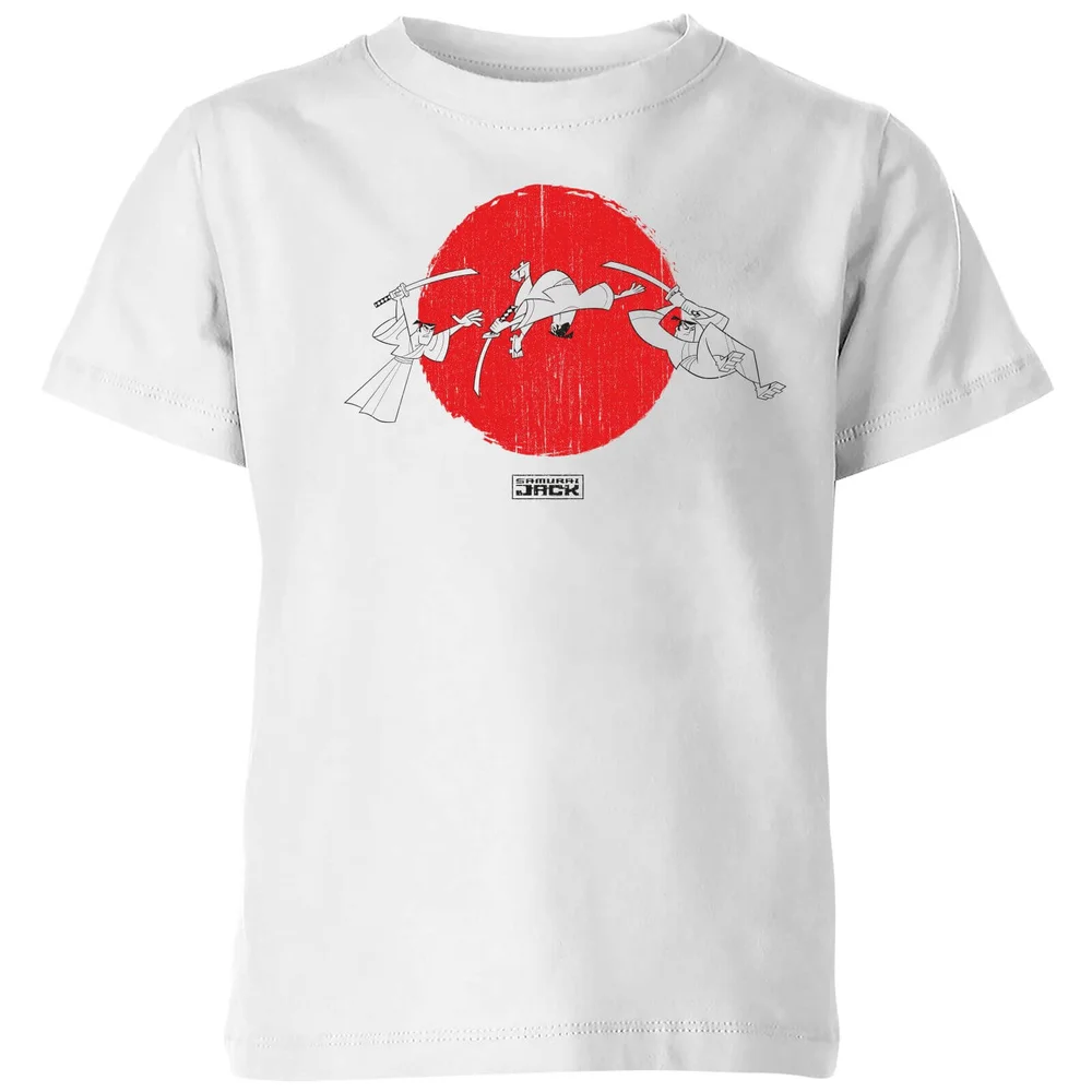 Samurai Jack Sunrise Kids' T-Shirt - White - 3-4 Jahre Bild 1