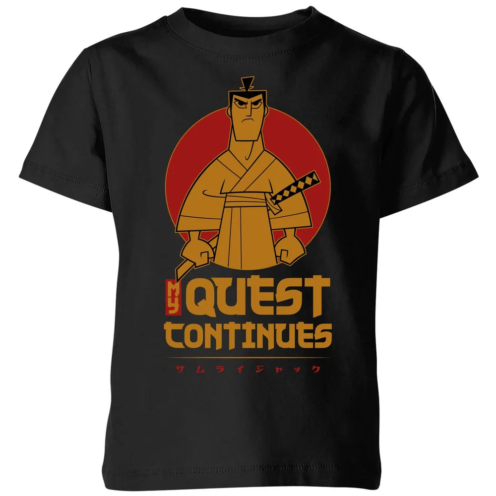 Samurai Jack My Quest Continues Kids' T-Shirt - Black - 3-4 Jahre Bild 1