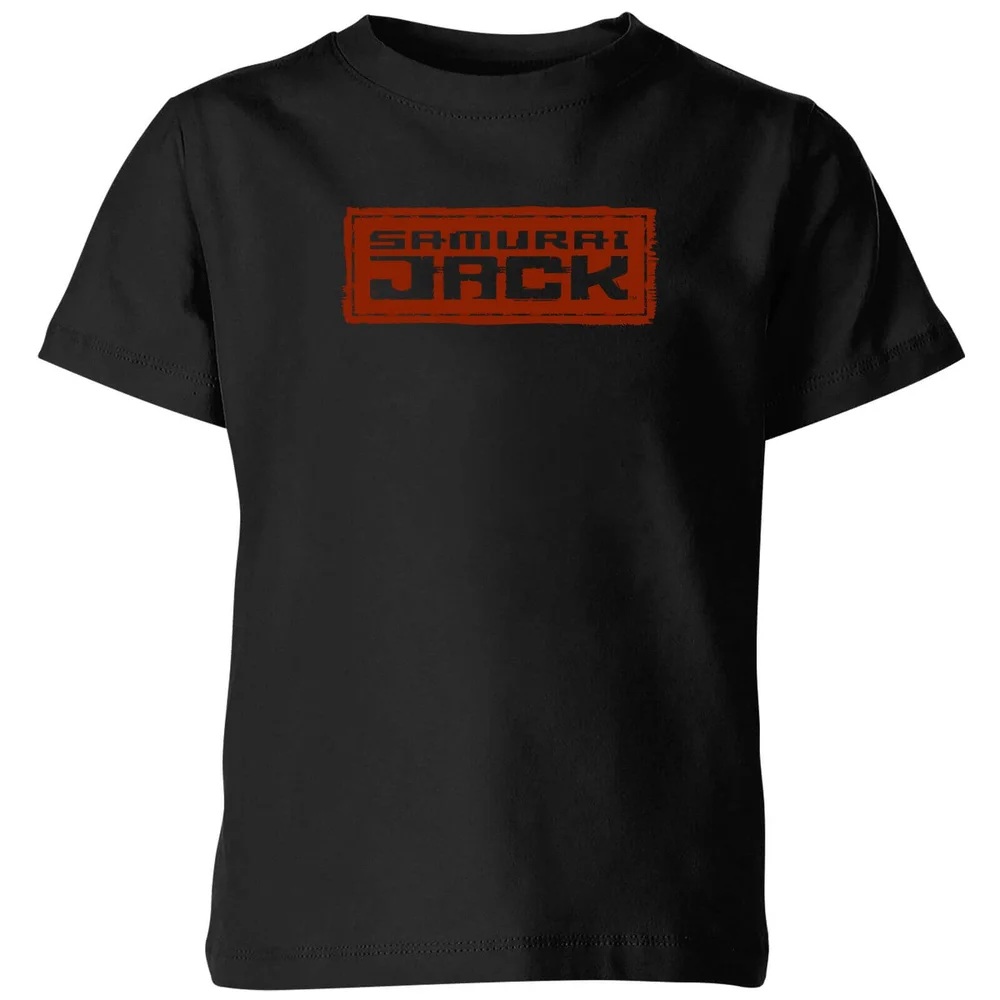 Samurai Jack Classic Logo Kids' T-Shirt - Black - 3-4 Jahre Bild 1