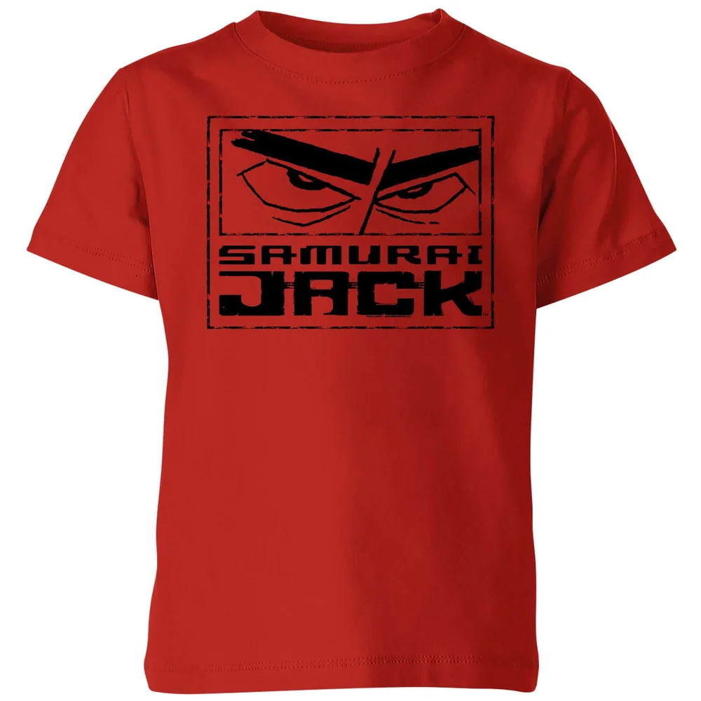 Samurai Jack Stylised Logo Kids' T-Shirt - Red - 3-4 Jahre Bild 1