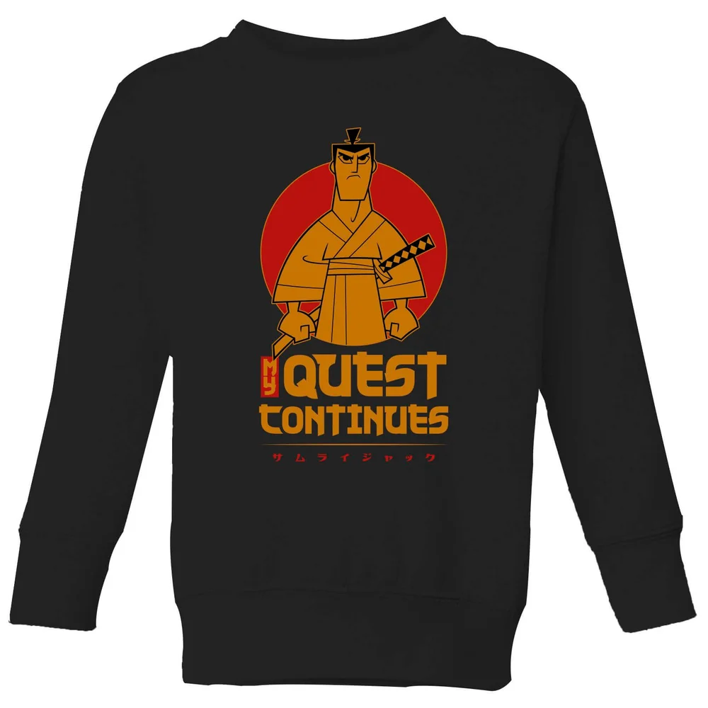 Samurai Jack My Quest Continues Kids' Sweatshirt - Black - 3-4 Jahre Bild 1