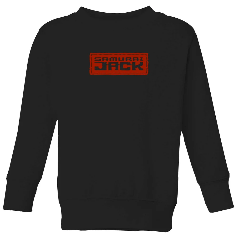 Samurai Jack Classic Logo Kids' Sweatshirt - Black - 3-4 Jahre Bild 1