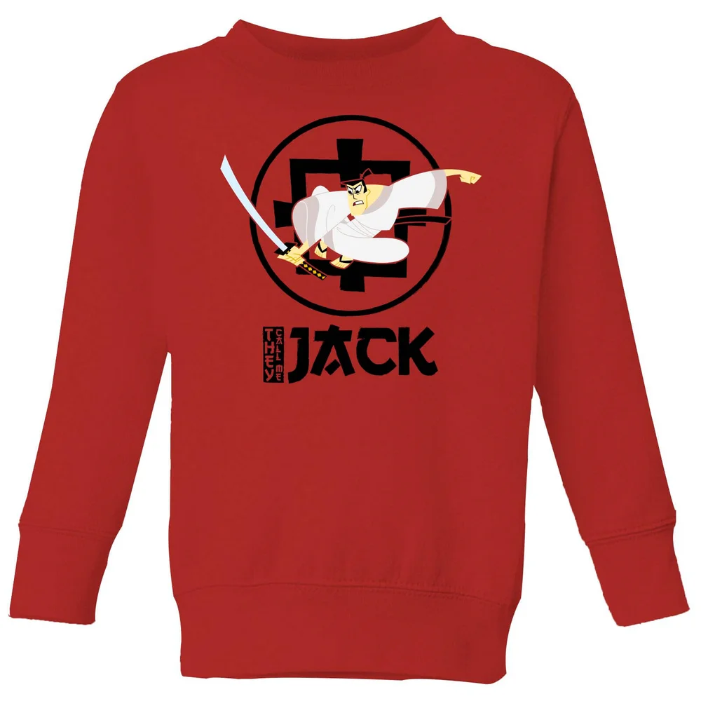 Samurai Jack They Call Me Jack Kids' Sweatshirt - Red - 3-4 Jahre Bild 1