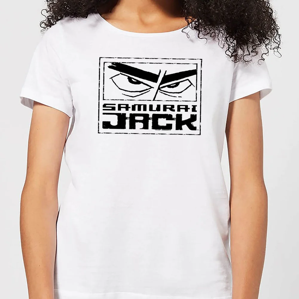 Samurai Jack Stylised Logo Women's T-Shirt - White - S Bild 1
