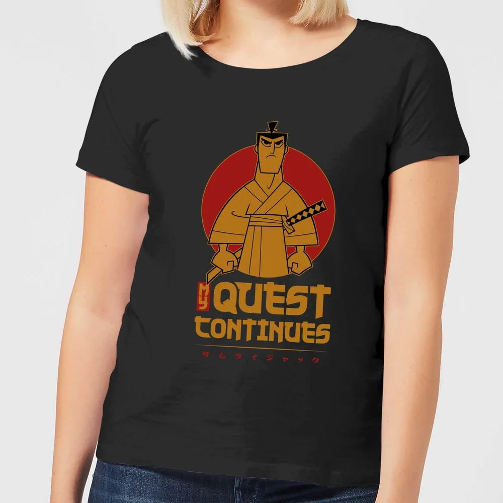Samurai Jack My Quest Continues Women's T-Shirt - Black - S Bild 1