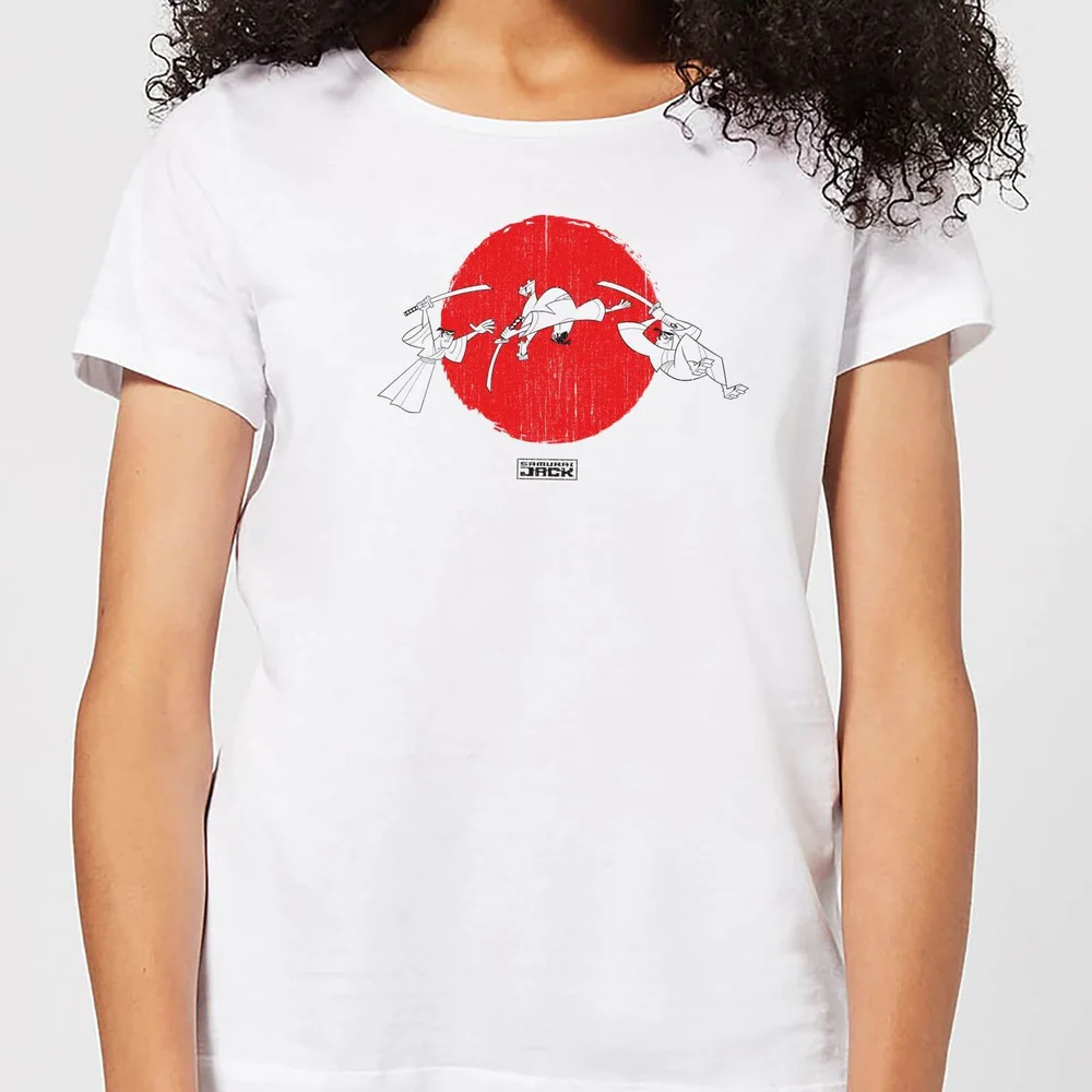 Samurai Jack Sunrise Women's T-Shirt - White - S Bild 1