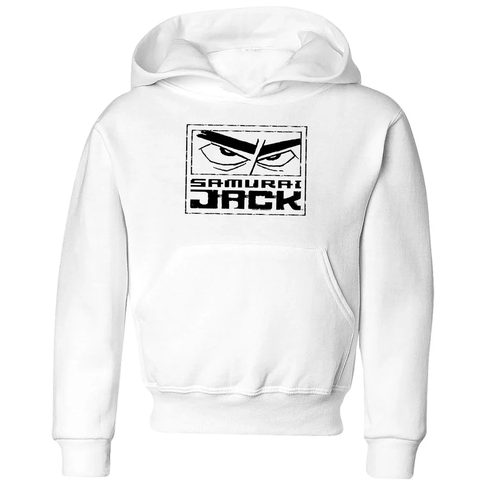Samurai Jack Stylised Logo Kids' Hoodie - White - 3-4 Jahre Bild 1
