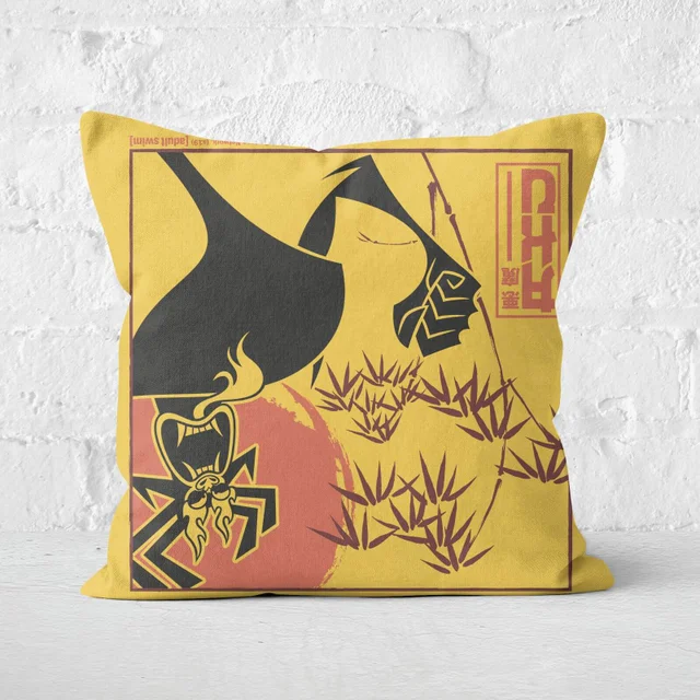 Samurai Jack Jack Vs Aku Square Cushion