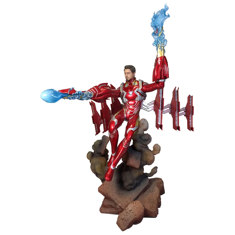 Diamond Select Marvel Gallery Avengers: Infinity War PVC Figure - Unmasked Iron Man MK50 Bild 1