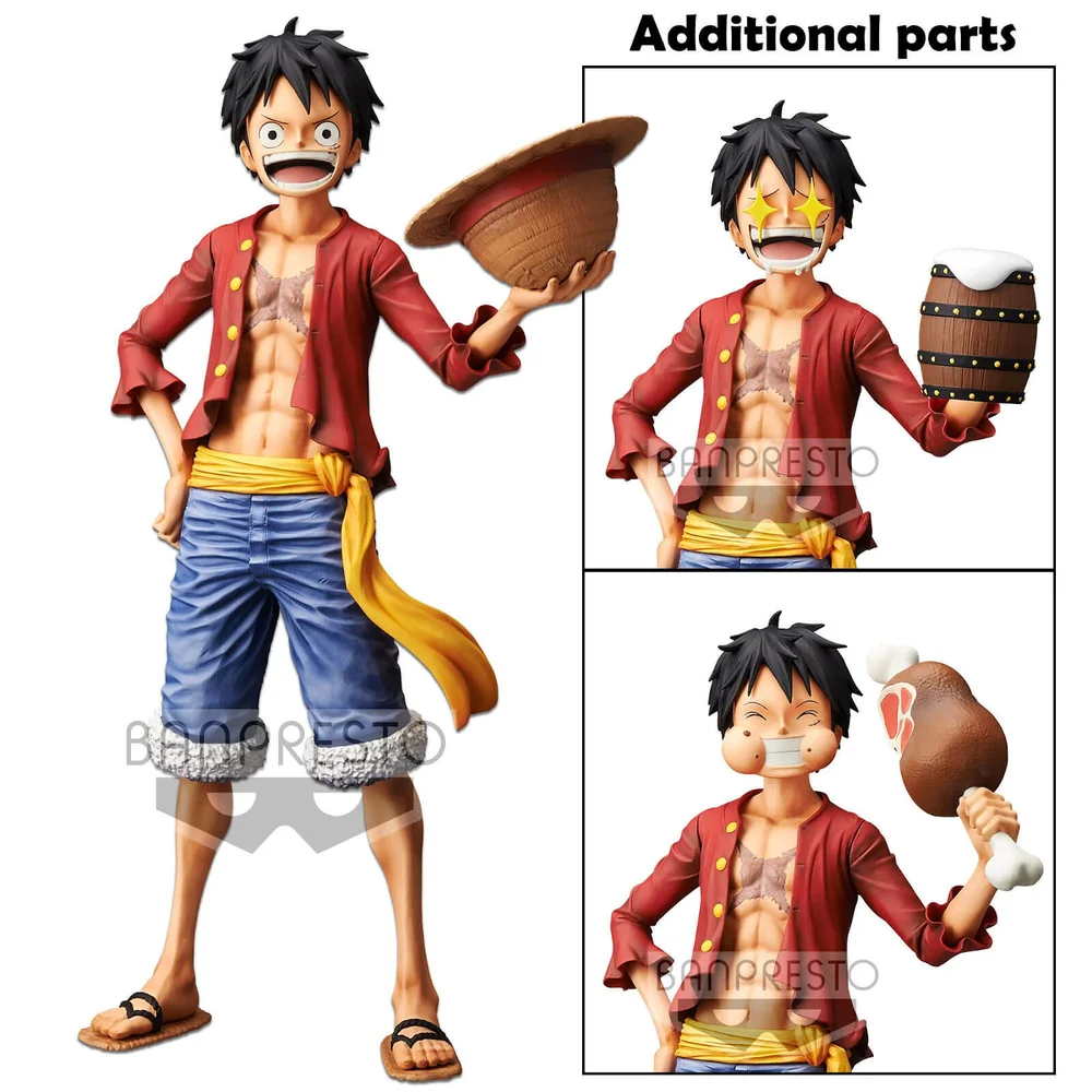 Banpresto One Piece Monkey.D.Luffy Grandista Nero Figur Bild 1
