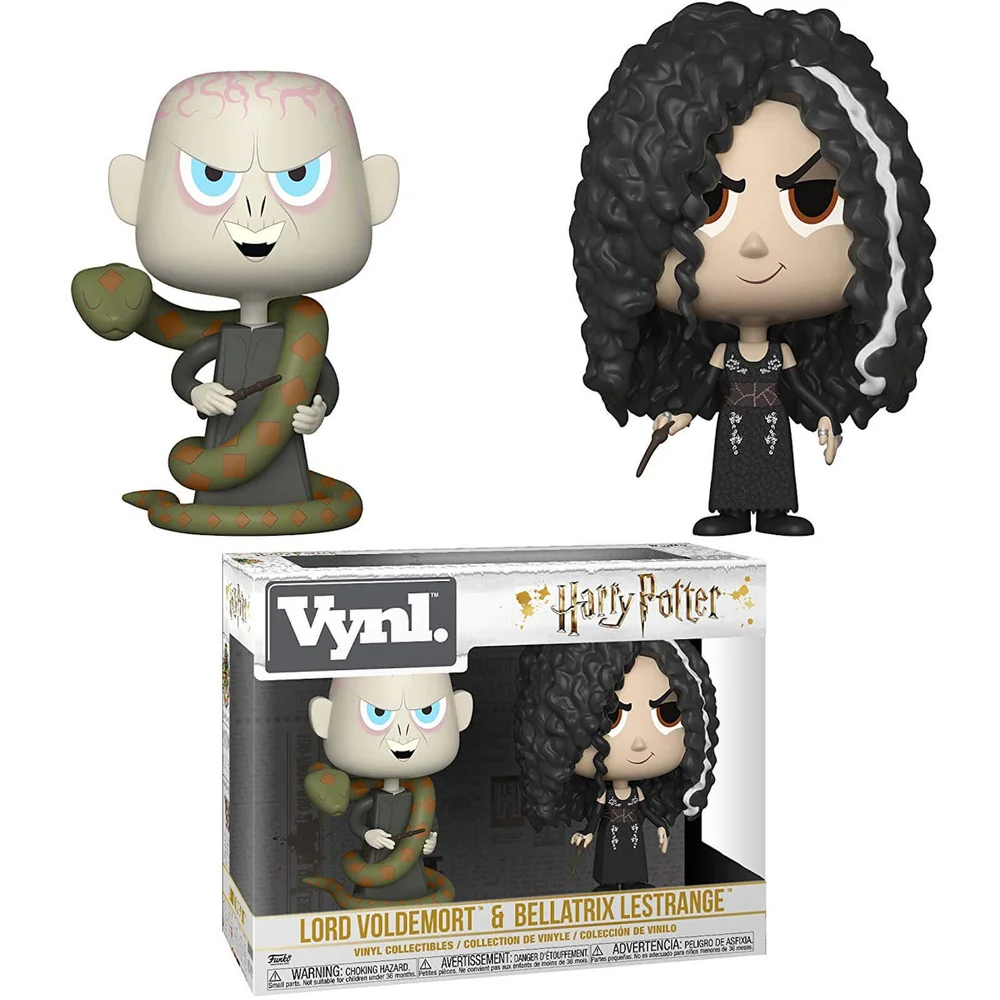 Funko Harry Potter Bellatrix Lestrange & Voldemort VYNL. Bild 1